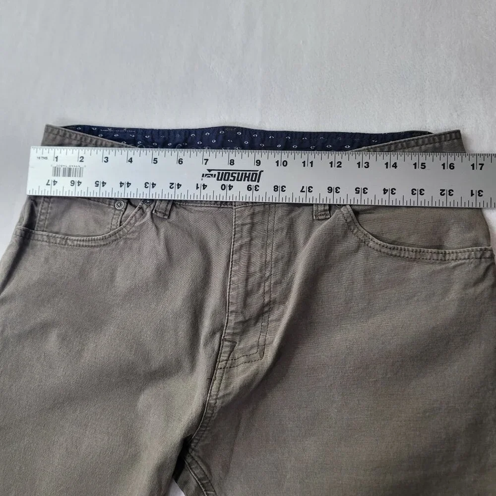 PrAna Men's Slim Fit Khaki Casual Pants 33Wx32L - Picture 6 of 11